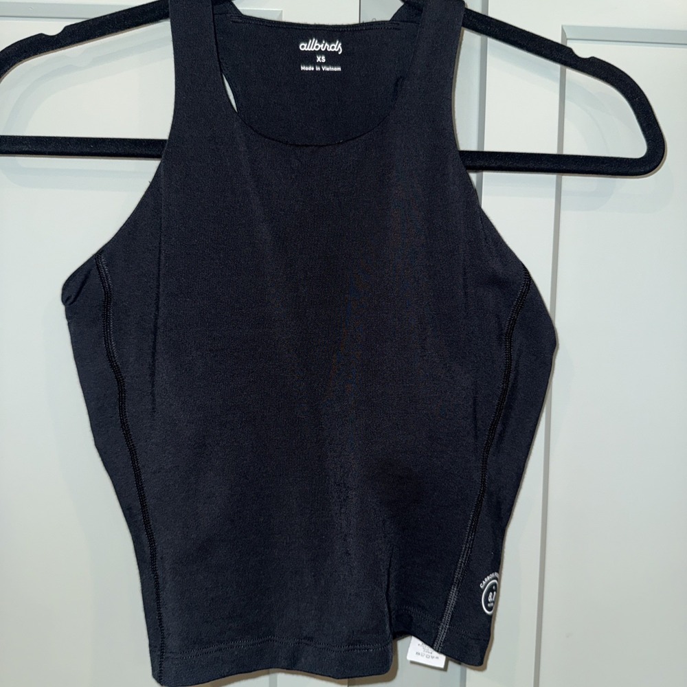 Allbirds Natural Form Run Tank Black Women's Extra Small XS